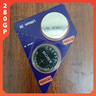 Pin Sony CR2430 2450 Vỉ 5 viên pin nút Sony  CR 2032 / CR 2025