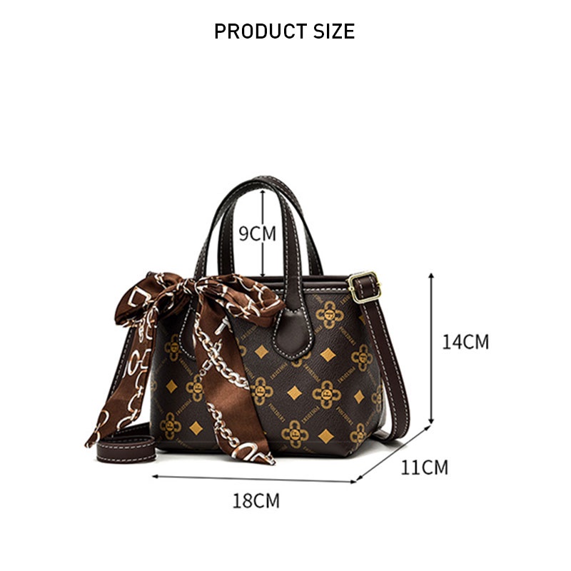 MISCHA Túi Xách Đeo Vai Kích Cỡ Lớn Thời Trang Phong Cách retro Mới