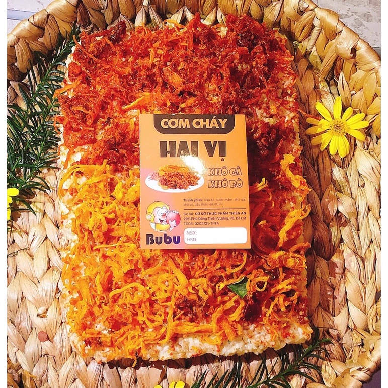 Cơm Cháy Hai Vị ( Khô bò & Khô gà ) - 250gr