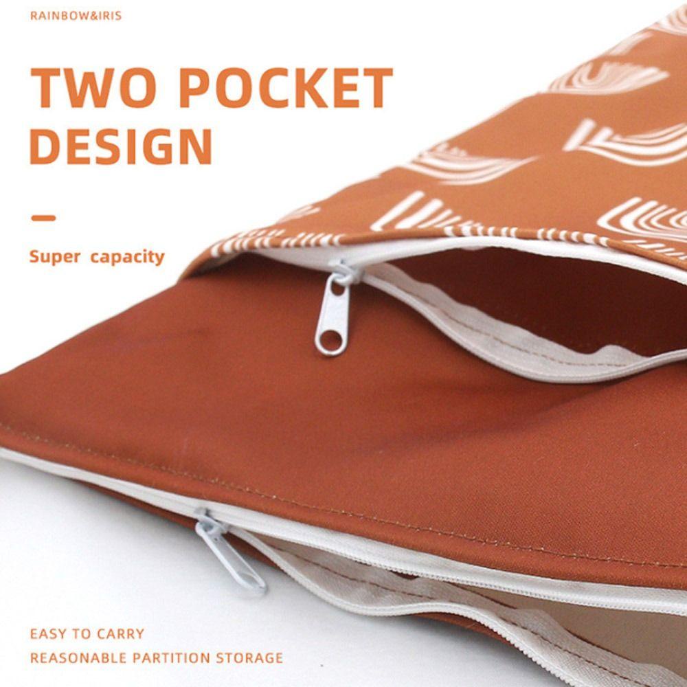 KUNHEV Túi Đựng Đồ Dùng Kích Thước 30 * 40CM Có Khóa Kéo Tiện Dụng Mang Theo Du Lịch