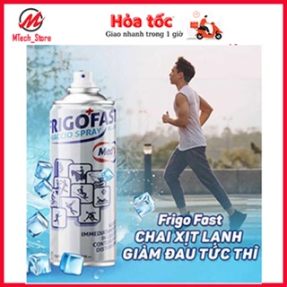Bình xịt giảm đau FRIGOFAST, xịt lạnh chấn thương trong thể thao. MADE IN ITALY-CHÍNH HÃNG