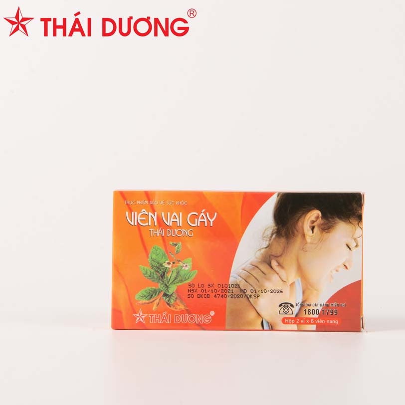 Viên uống Viên Vai Gáy Sao Thái Dương 12 viên/hộp