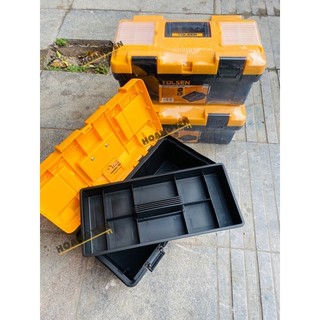 Thùng hộp đồ nghề dụng cụ cơ khí 17inch tolsen 80201- hàng chất lượng xuất khẩu châu âu