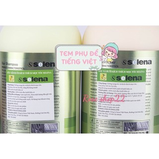 Dầu Gội Cặp Bưởi Selena 800ml
