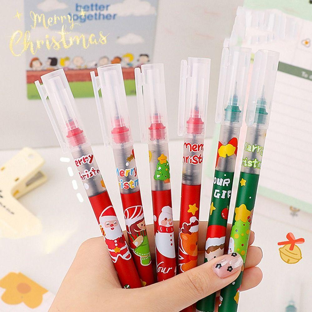 Set 6 Bút Bi Dạng Lỏng Có Độ Phân Giải Cao