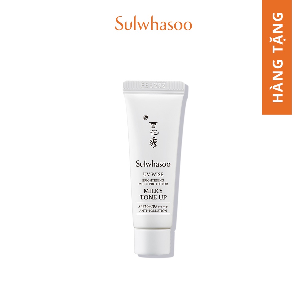 [HB Gift] Kem chống nắng giúp nâng tông da Sulwhasoo UV Wise Brightening Multi Protector NO.2Milky Tone Up 10ml