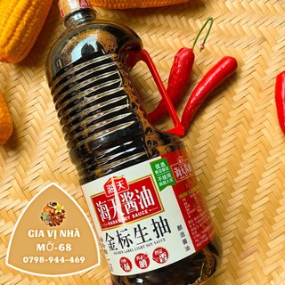 Nước tương nhãn đỏ Hải Thiên - bình 1 lít 9