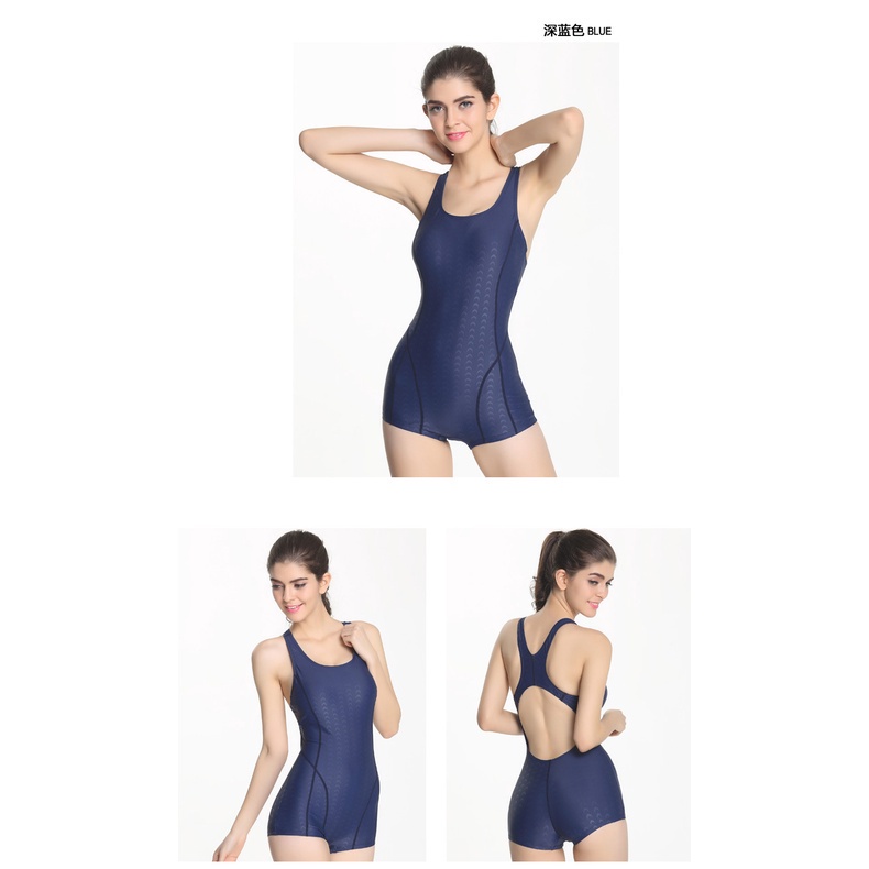 Bộ Đồ Bơi Một Mảnh Thể Thao Giả Da Cá Mập Khô Nhanh Chống Thấm Nước Chuyên Nghiệp