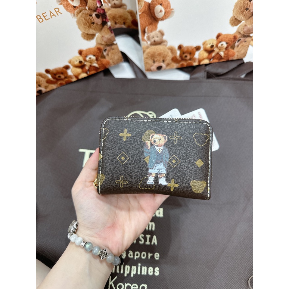 [HÀNG MỚI VỀ] VÍ CẦM TAY NHIỀU NGĂN MINI ĐỰNG THẺ  TT1102 và TT2197 - CHÍNH HÃNG TTWN BEAR - PICK TRỰ