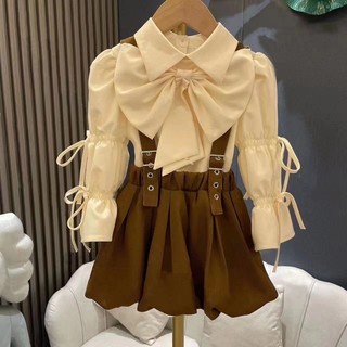 Set váy Áo tiểu thư bé Gái