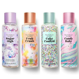 Xịt thơm toàn thân Victoria's Secret body mist mẫu mới đủ mùi Xịt vic Candy Bayby Fruit Crush Cake Confetti Sugar high