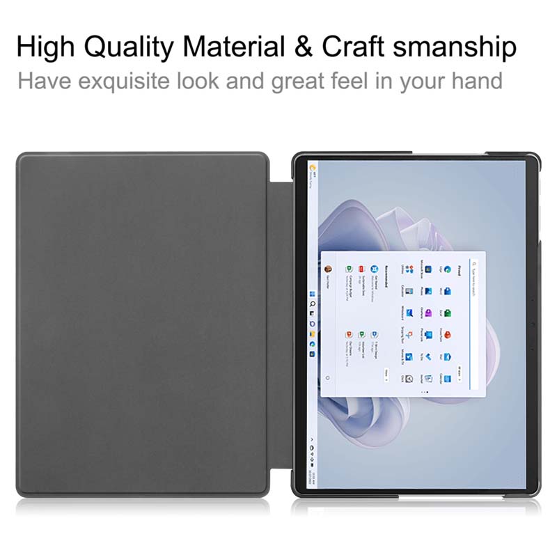 Bao Da PU Máy Tính Bảng Nắp Lật Có Thể Làm Giá Đỡ Cho Microsoft Surface Pro 9 8 flip SurfacePro9 Pro8 Pro9 13 inch