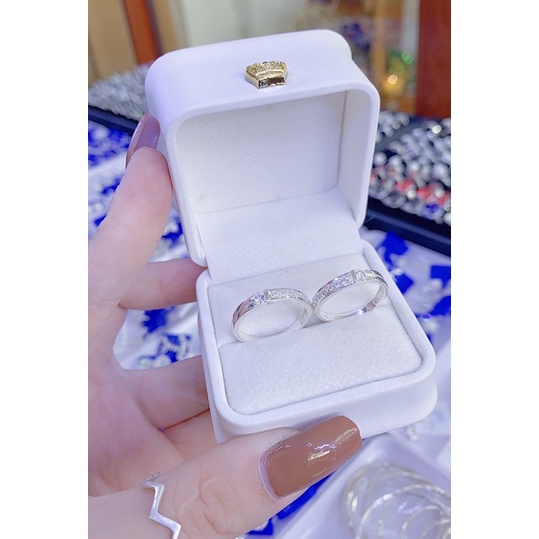 NHẪN ĐÔI BẠC TA ĐƠN GIẢN HHJ