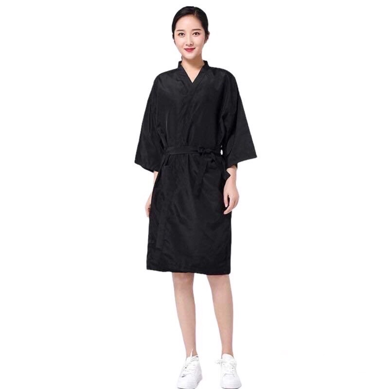 ❌BÁN BUÔN❌ áo choàng hoá chất làm tóc kiểu dáng kimono mặc cho khách tại salon tóc