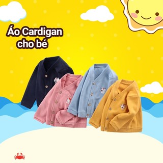 Áo Cardigan Cho Bé Từ 1 Đến 6 Tuổi Chất Len Cổ Chữ V Đáng Yêu