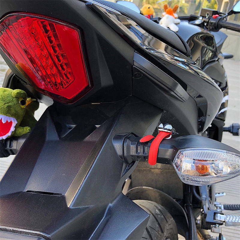 Phụ kiện búp bê Poison deadpool dùng pin trang trí xe mô tô / ô tô 2dOT