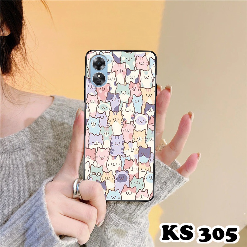 Ốp lưng Oppo A17 - A17k in hình LoveCat - Chất liệu TPU cao cấp