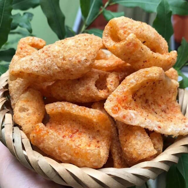 Da Heo Sấy Giòn Mắm Hành /Lá Chanh/Muối Tỏi/Phô Mai 100G