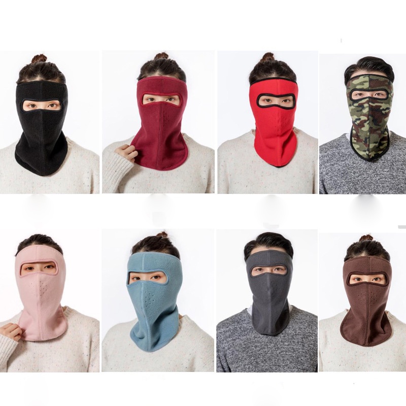 Khẩu trang ninja che kín mặt cổ vải nỉ chống nắng, chống UV UPF50+ cực tốt, đi xe máy ngoài trời thời trang hot trend