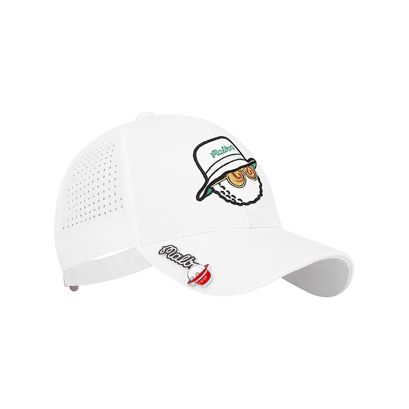 Mũ chơi Golf Malbon cao cấp chống nắng thoáng khí kèm Mark bóng Hàn Quốc 2023