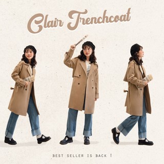 BLEUBIRD Áo khoác măng tô dáng dài Clair Trenchcoat