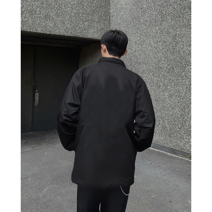 Áo khoác dù jacket trơn unisex local brand- Áo khoác 2 lớp Ullzang Basic có form rộng XL - LOUSI.SG