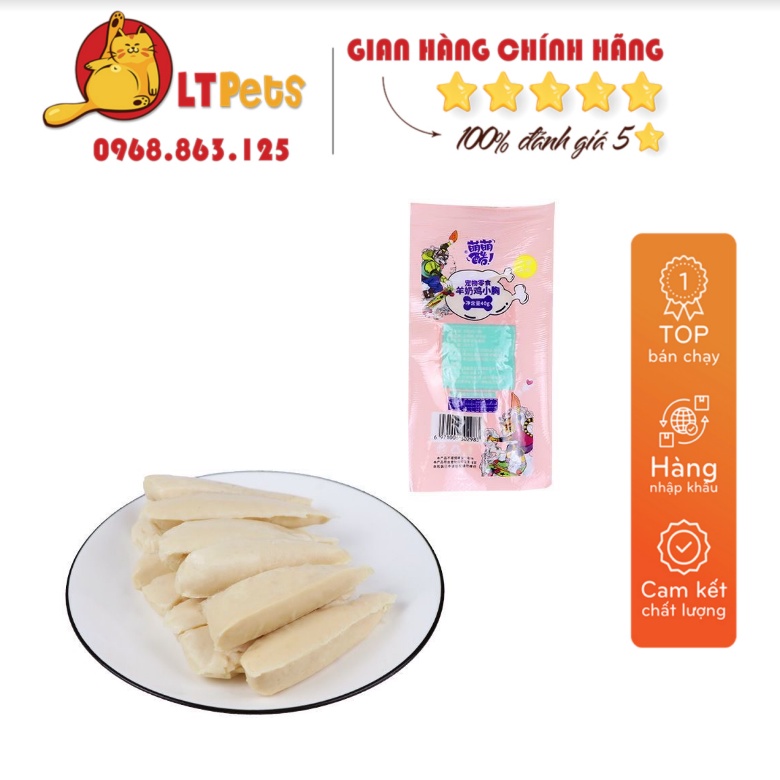 ỨC GÀ SỮA DÊ CHO CHÓ MÈO CON VÀ TRƯỞNG THÀNH GÓI 40g