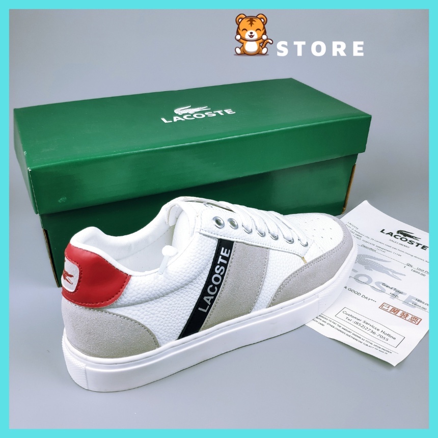Giày Nam Lacoste giày thể thao 5 màu độc đáo dễ phối đồ full box có bảo hành