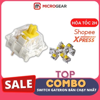 Gói 30/35/45/87/104 công tắc phím cơ - switch gateron yellow pro - hàng nk chính hãng