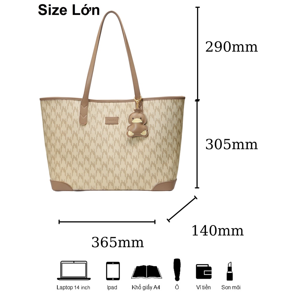 Túi xách nữ to Nucelle tote bag big size lớn đi làm đi chơi, công sở thời trang ViAnh Store 1172072