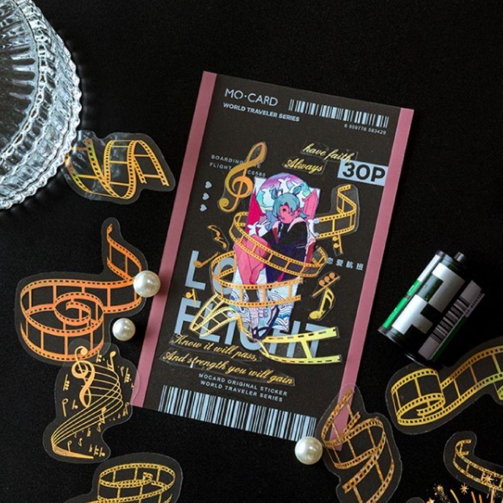 Lloyd Bộ 45 Miếng Dán Lá Đồng Hình Hoa Bướm Ngôi Sao Mặt Trăng Cổ Điển