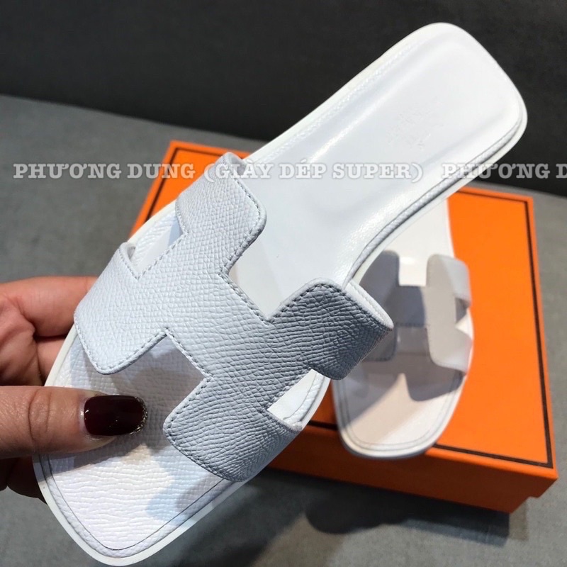 Dép HM Trắng Full hàng fullbox + bill + túi giấy