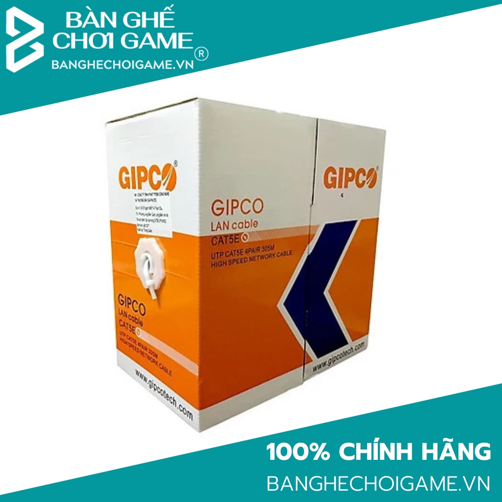 Hộp cáp mạng GIPCO CAT5E UTP 305 mét