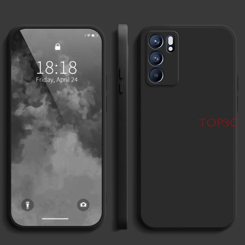Ốp Điện Thoại Màu Trơn Cho Oppo Reno 6 5G / Reno 6Z / 7 / 7z / 7 Pro / Reno 8 4g Reno 8z YT