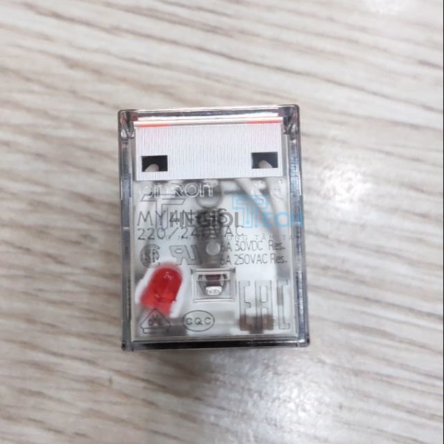 Relay kiếng 14 chân dẹp nhỏ MY4N-GS DC12