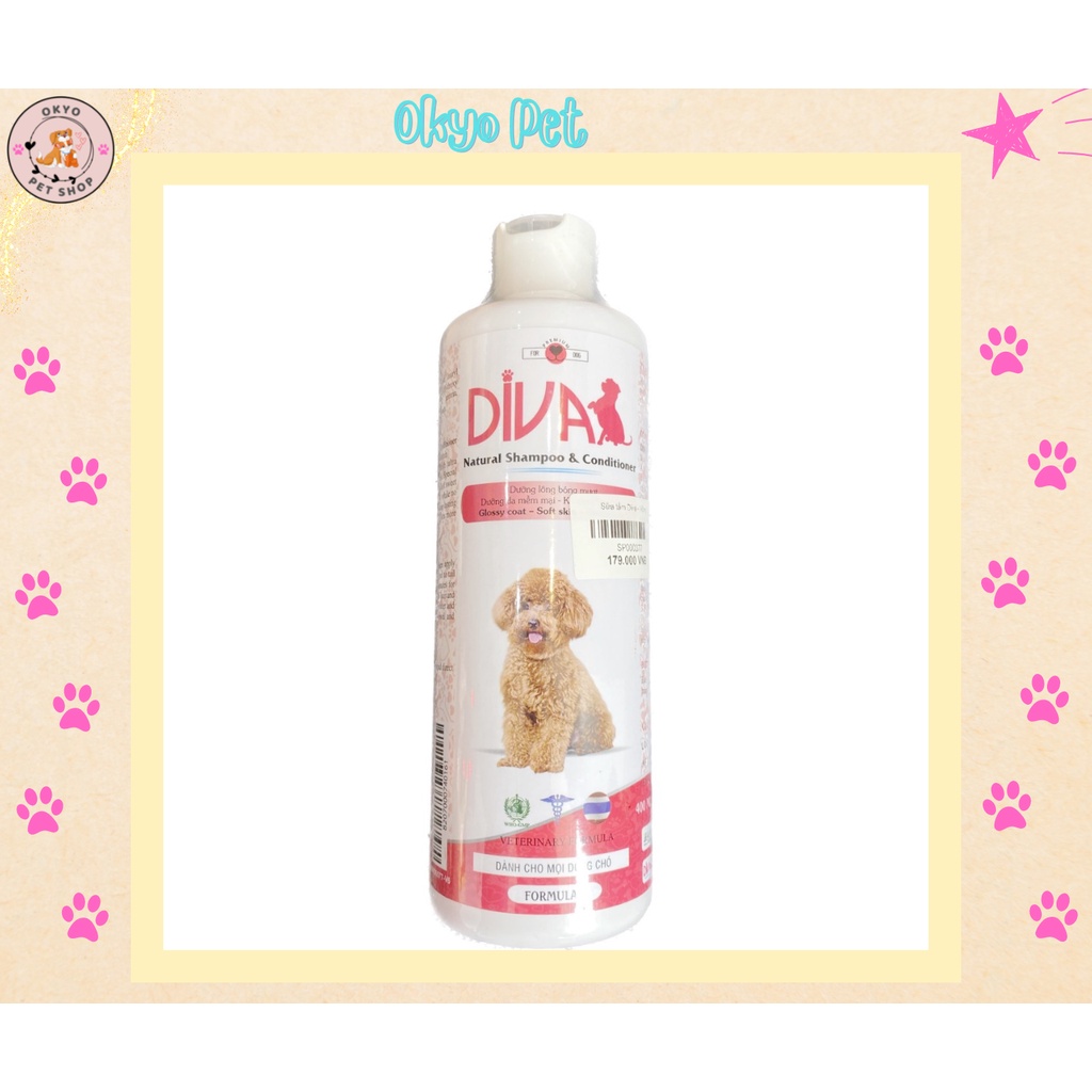 Sữa Tắm Diva Cho Chó Mèo - 400ml