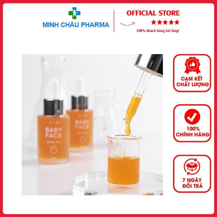 Serum Kim Baby Ha Tinh Chất Truyền Trắng Giúp Làn Da Trắng Hồng Rạng Rỡ, Nuôi Dưỡng Da Từ Sâu Bên Trong