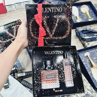 Set Nước Hoa Valentino Donna Born in Roma Perfume 50ml +15ml