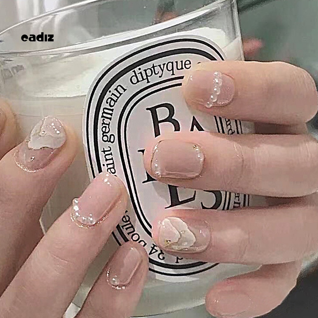 1 Túi Hạt Ngọc Trai Giả Mini Trang Trí Móng Tay Chống Rơi