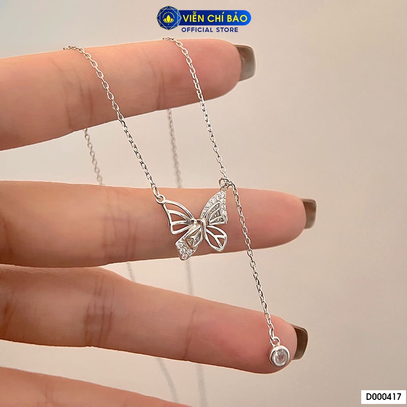 Dây chuyền bạc nữ butterfly NEW chất liệu bạc 925 thời trang phụ kiện trang sức Viễn Chí Bảo D000417
