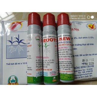 Combo 3 chai Dung dịch siêu ra rễ cực mạnh Bimix Roots New - chai 20ml