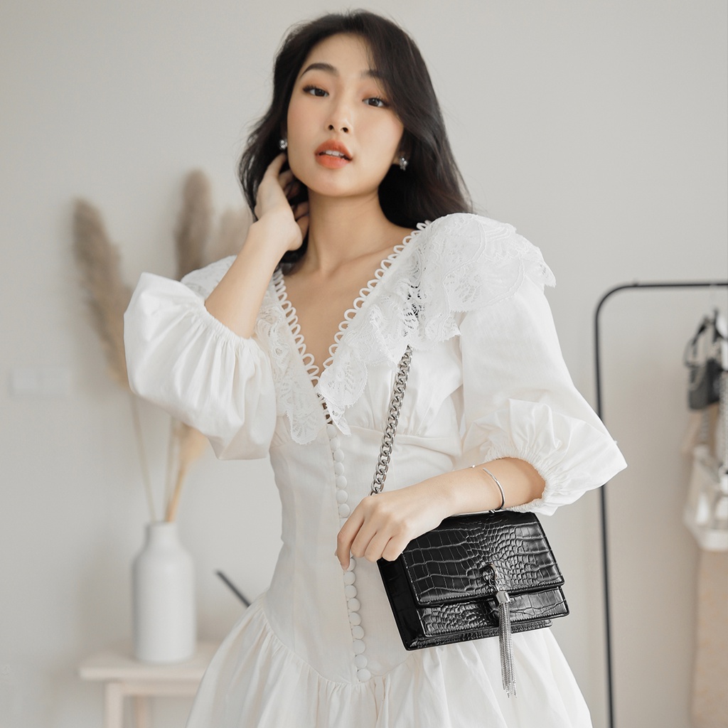 Túi xách Floralpunk Croc Tassel Crossbody Bag
