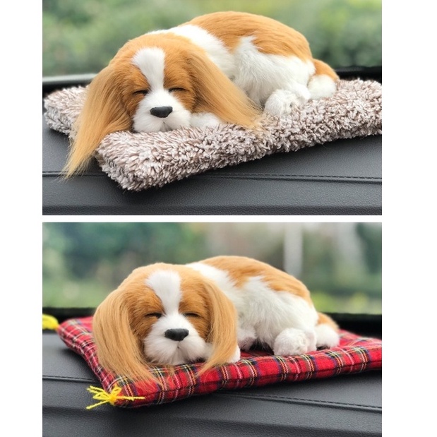 Thú bông CÁO TRẮNG GIỐNG THẬT 99% chó mèo sói gấu lõi than hoạt tính lọc không khí khử mùi trang trí xe hơ