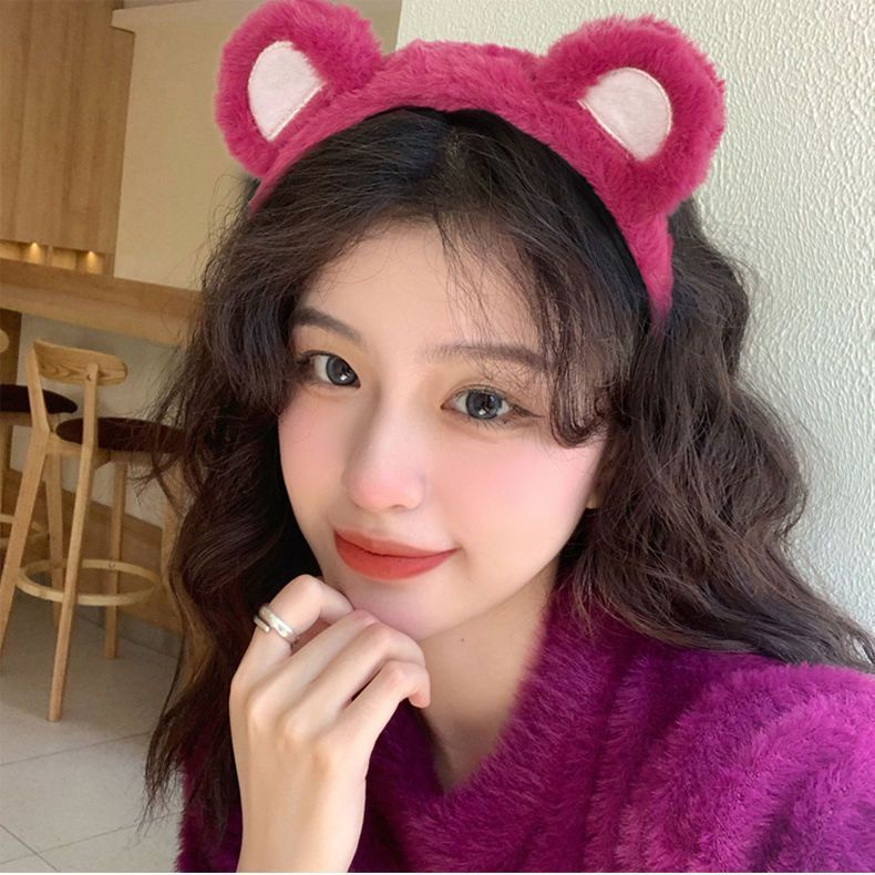 Set Dụng Cụ Tạo Kiểu Tóc Hình Gấu / Dâu Tây Bằng Len Phong Cách dreamdiary