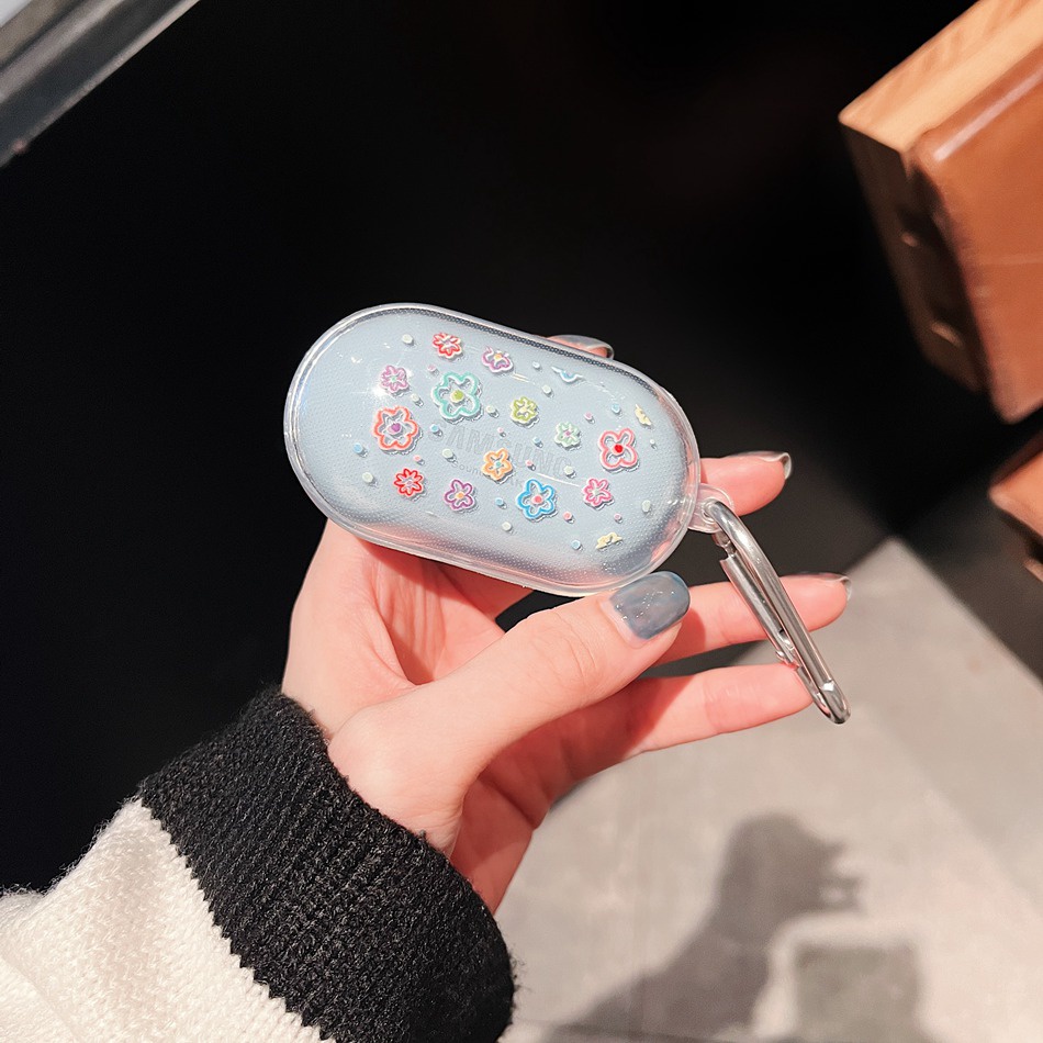 Ốp Điện Thoại TPU Silicone Trong Suốt Họa Tiết Phi Hành Gia Hoạt Hình Cho Samsung Galaxy buds / buds plus / buds +