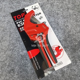 Kéo cắt ống nhựa pvc ống nước ppr ống điện nẹp nhựa 63mm top lu-kcon-63 lưỡi tự bung thép sk5 hàng đài loan