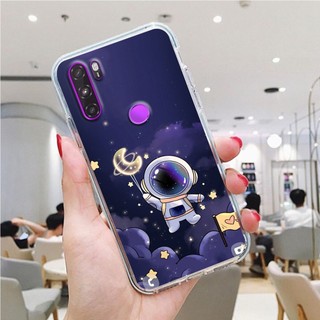 Ốp Lưng VSMART ACTIVE 1 - ACTIVE 1 PLUS - ACTIVE 3 , In Hình Phi Hành Gia Màu Sắc Bắt Mắt.
