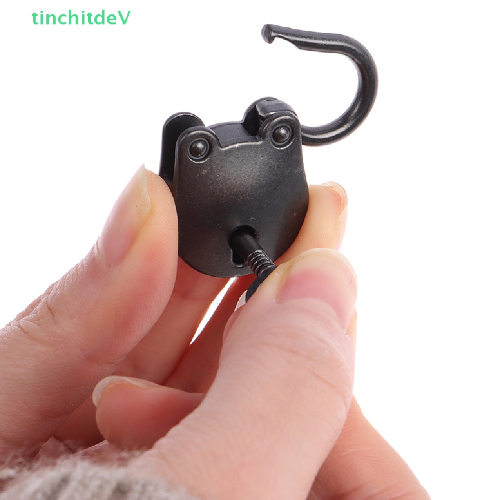 [TinchitdeV] 1 Bộ Ổ Khóa Hành Lý Mini Hình Gấu Có Khóa Cho Hộp Trang Sức [Hàng Mới]