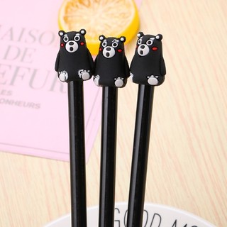 Bút bi viết tạo hình kumamon siêu cute - bút bi viết văn phong mực đen