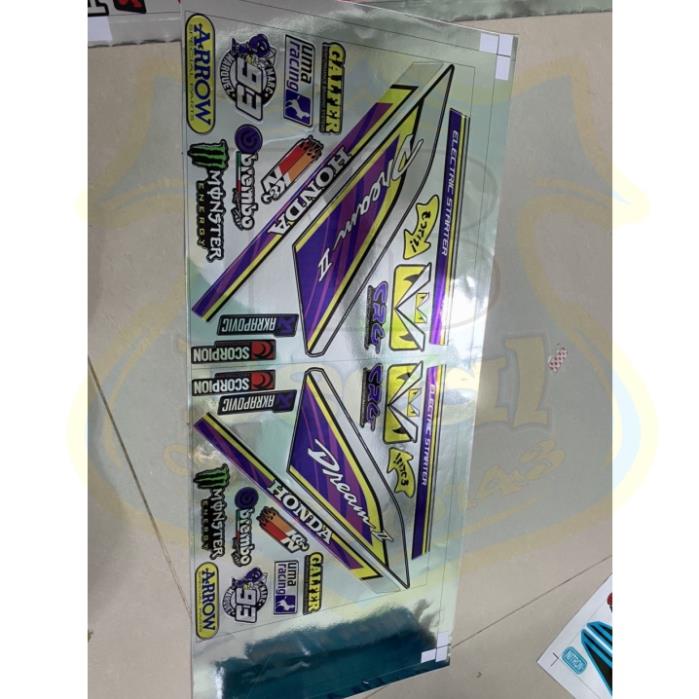 FREE SHIP + SALE SỐC +DECAL PVC 5 LỚP CHẤT LƯỢNG CAO Tem rời DREAM CHẤT LIỆU CROM DẺO CAO CẤP